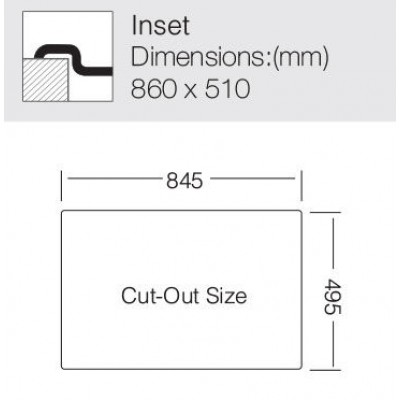 Кухонная мойка TopZero (prime) MM 860.15.510.GT10K L Кухонная мойка TopZero (prime) MM 860.15.510.GT10K L