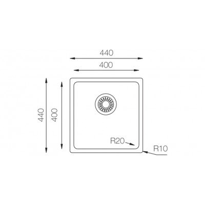 Кухонная мойка TopZero (prime) ME 400.GT10K Кухонная мойка TopZero (prime) ME 400.GT10K