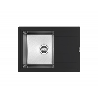 Кухонная мойка Флорентина КОМБИ 650 антрацит Кухонная мойка Флорентина КОМБИ 650 антрацит