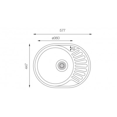 Кухонная мойка TopZero (wellinox) FAL 577.447 - GT8K Кухонная мойка TopZero (wellinox) FAL 577.447 - GT8K