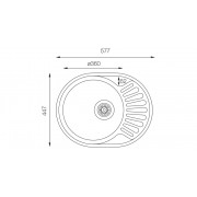 Кухонная мойка TopZero (wellinox) FAP 577.447 - GT8K