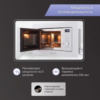 Микроволновая печь Zigmund & Shtain BMO 16.202 W Микроволновая печь Zigmund & Shtain BMO 16.202 W