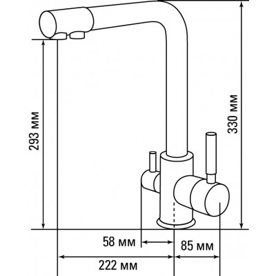 Смеситель Gerdamix DORADO опал (PL-18) Смеситель Gerdamix DORADO опал (PL-18)