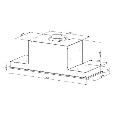 Вытяжка KORTING KHI 6777 GB Вытяжка KORTING KHI 6777 GB