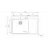 Кухонная мойка TopZero (prime) MM 780.510.60.GT10K L Кухонная мойка TopZero (prime) MM 780.510.60.GT10K L