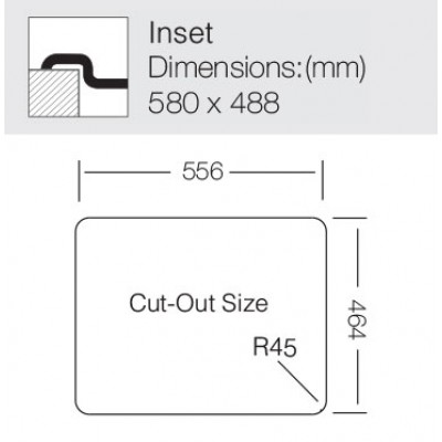Кухонная мойка TopZero (wellinox) COL 580.488 - GT8K Кухонная мойка TopZero (wellinox) COL 580.488 - GT8K