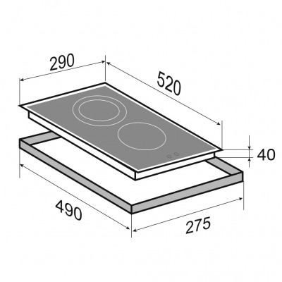 Варочная поверхность Zigmund & Shtain CIS 030.30 BX Варочная поверхность Zigmund & Shtain CIS 030.30 BX