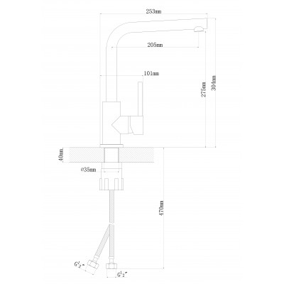 Смеситель Флорентина Дельта FL цвет шампань Смеситель Флорентина Дельта FL цвет шампань