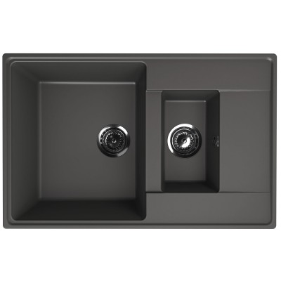 Мойка ULGRAN Quartz Prima 780 1,5 K-09 асфальт Мойка ULGRAN Quartz Prima 780 1,5 K-09 асфальт