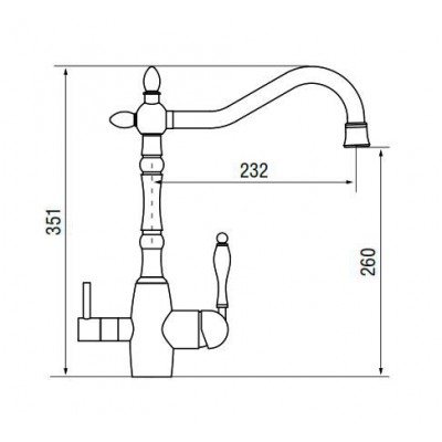 Кухонный смеситель Brad TITAN Кухонный смеситель Brad TITAN