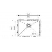 Кухонная мойка TopZero TZ RS550 TITAN