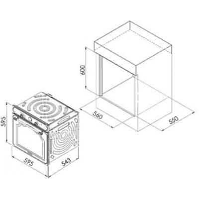 KANZLER O 516 M Электрическая духовка KANZLER O 516 M Электрическая духовка