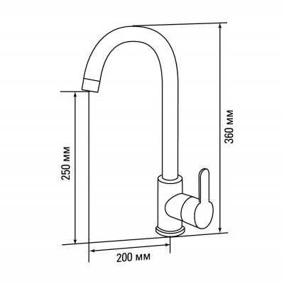 Смеситель Gerdamix SKS5 белый хлопок (PL-36) Смеситель Gerdamix SKS5 белый хлопок (PL-36)