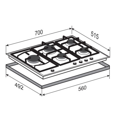 Варочная поверхность Zigmund & Shtain G 14.7 S Варочная поверхность Zigmund & Shtain G 14.7 S