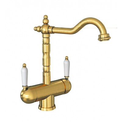 Смеситель Флорентина Ария цвет золото Смеситель Флорентина Ария цвет золото