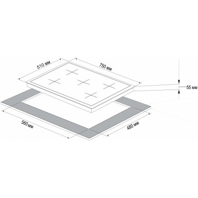 Варочная поверхность KORTING HG 797 CTX Варочная поверхность KORTING HG 797 CTX