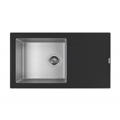 Кухонная мойка Флорентина КОМБИ 860 антрацит Кухонная мойка Флорентина КОМБИ 860 антрацит
