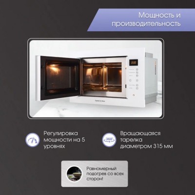 Микроволновая печь Zigmund & Shtain BMO 15.252 W Микроволновая печь Zigmund & Shtain BMO 15.252 W