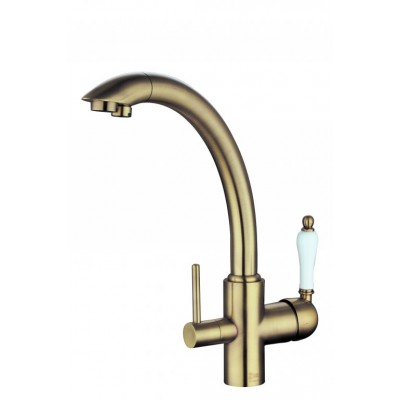 Смеситель Флорентина Шале FL цвет бронза Смеситель Флорентина Шале FL цвет бронза