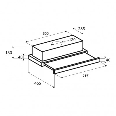 Вытяжка Zigmund & Shtain K 002.91 S Вытяжка Zigmund & Shtain K 002.91 S
