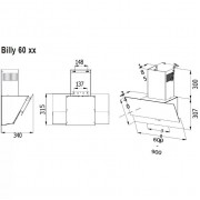 EVELUX Вытяжка Billy 60 BG