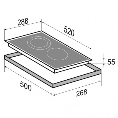Варочная поверхность Zigmund & Shtain CI 33.3 B Варочная поверхность Zigmund & Shtain CI 33.3 B