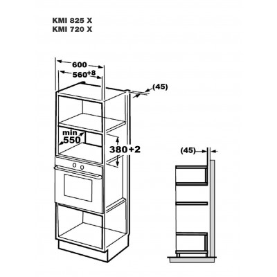 Микроволновая печь KORTING KMI 825 XN Микроволновая печь KORTING KMI 825 XN