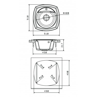 Кухонная мойка Флорентина КОРСИКА мокко Кухонная мойка Флорентина КОРСИКА мокко