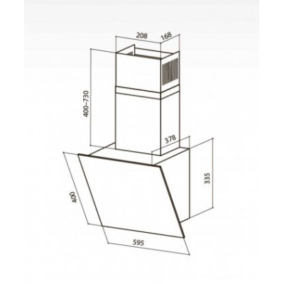 Вытяжка LEX TOUCH 600 IVORY LIGHT Вытяжка LEX TOUCH 600 IVORY LIGHT