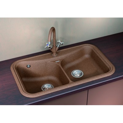 Кухонная мойка Флорентина КРИТ 860 капучино Кухонная мойка Флорентина КРИТ 860 капучино