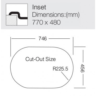 Кухонная мойка TopZero (wellinox) FAL 770.480 - GT6K Кухонная мойка TopZero (wellinox) FAL 770.480 - GT6K