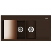Кухонная мойка Флорентина РОССАНА мокко