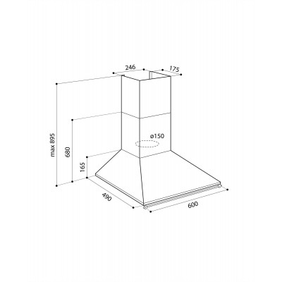 Вытяжка LEX VINTAGE 600 IVORY Вытяжка LEX VINTAGE 600 IVORY