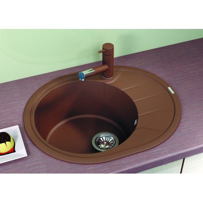 Кухонная мойка Флорентина РОДОС 620 коричневый Кухонная мойка Флорентина РОДОС 620 коричневый