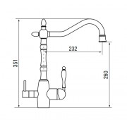 Кухонный смеситель TopZero Brad BR