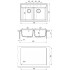 Кухонная мойка DR.Gans АСТРА 780 терракота Кухонная мойка DR.Gans АСТРА 780 терракота