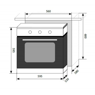 LEX EDM 070 IX Электрическая духовка LEX EDM 070 IX Электрическая духовка