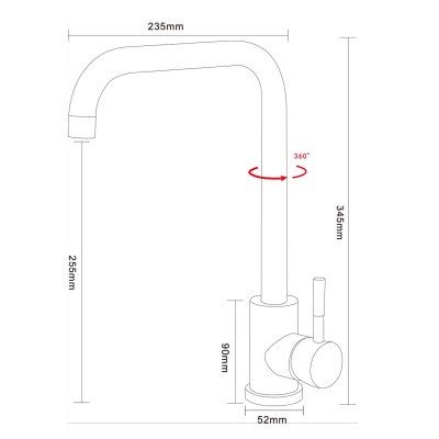 Смеситель ARONA ARM 206 SATIN Смеситель ARONA ARM 206 SATIN