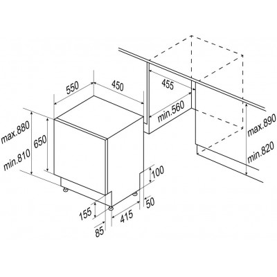 Посудомоечная машина Zigmund & Shtain DW 169.4509 X Посудомоечная машина Zigmund & Shtain DW 169.4509 X