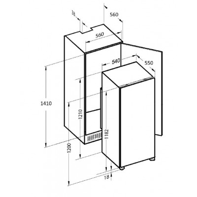 Холодильник Zigmund & Shtain BR 12.1221 SX Холодильник Zigmund & Shtain BR 12.1221 SX