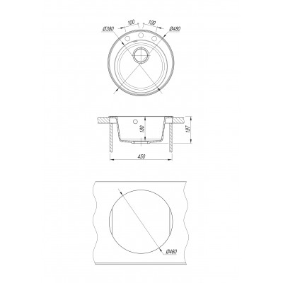 Кухонная мойка Dr.Gans Smart Пионт терракота Кухонная мойка Dr.Gans Smart Пионт терракота