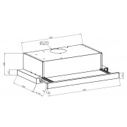 Вытяжка LEX HUBBLE 2М 600 WHITE