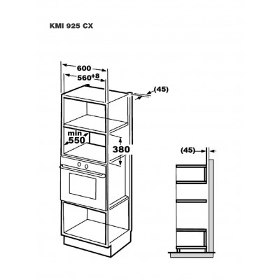 Микроволновая печь KORTING KMI 925 CX Микроволновая печь KORTING KMI 925 CX