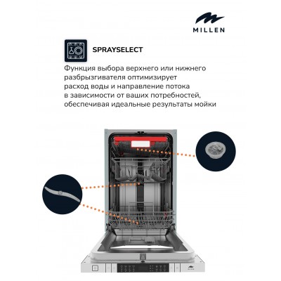 MILLEN MDW 452 посудомоечная машина MILLEN MDW 452 посудомоечная машина