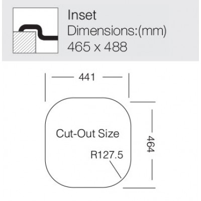 Кухонная мойка TopZero (wellinox) GAP 465.488 - GТ8K Кухонная мойка TopZero (wellinox) GAP 465.488 - GТ8K