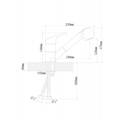 DR.Gans Смеситель СОНАТА цвет везувий DR.Gans Смеситель СОНАТА цвет везувий