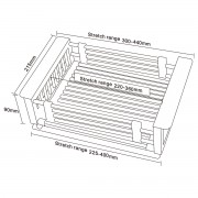Коландер ARONA ARC 101 B,черные ручки