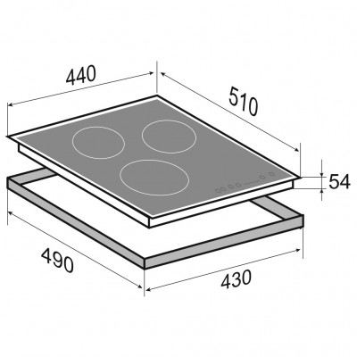 Варочная поверхность Zigmund & Shtain CIS 029.45 BX Варочная поверхность Zigmund & Shtain CIS 029.45 BX