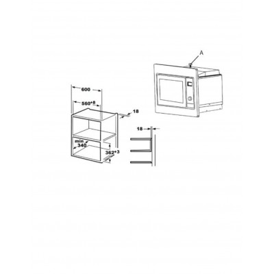 EVELUX Микроволнавая печь MW 20 B EVELUX Микроволнавая печь MW 20 B