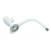 Сифон Dr gans SMART GRAND 3 1/2 ЭКОНОМ с полированным выпуском, 1 чаша